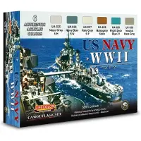 Lifecolor CS25 US Navy Ships WWII Set2