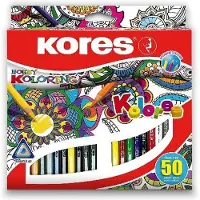 Kores - Mandelas - Triangular 50 Coloring Pencils (93350)