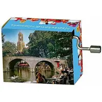 Fridolin Speeldoosje Nederland Amsterdamse grachten muziek tulpen uit Amsterdam,