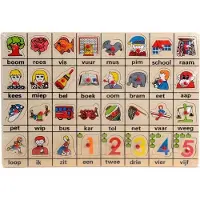 Playwood - Houten Puzzel Boom Roos Vis