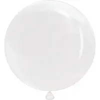 Espa Doorzichte witte ronde ballon - Feestdecoratievoorwerp