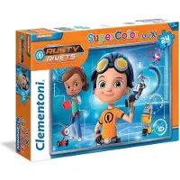 Clementoni Supercolor Maxi puzzel - Rusty Rivets - 24 grote puzzzelstukjes