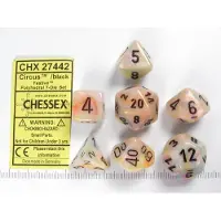 Chessex Festive Circus/Black Polydice (7)