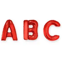 Espa - Rode aluminium letter ballon - Rood