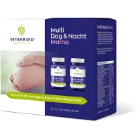 Vitakruid Multi Dag & Nacht mama Voedingssuplement - 30 Dag tabletten - 30 Nacht Tabletten