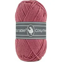 Durable Cosy Fine - acryl en katoen garen - Raspberry, franboos roze 228 - 5 bollen