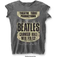 Ginza.se The Beatles - Carnegie Hall Dames T-shirt - L - Grijs