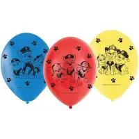 Paw Patrol 18x ballonnen versiering voor een themafeestje - thema feest ballon kinderfeestje/verjaardag