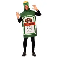Witbaard Fles Jagermeister kostuum (groen, wit en rood)
