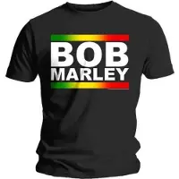 Ginza.se Bob Marley - Rasta Band Block Heren T-shirt - S - Zwart