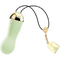 Zalo LimeGroene Siliconen Baby Star Bullet (18K verguld) bullet vibrator van Zalo