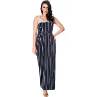 Dancing Days - SUMMER BREEZE 1920S Jumpsuit - L - Blauw