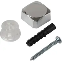 Plieger spiegelklemmen 10 stuks chroom