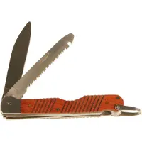 Kids At Work zakmes met houten handgreep 19,4 x 10 x 2,3 cm