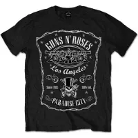 Ginza.se Guns N' Roses - Paradise City Label Heren T-shirt - 2XL - Zwart