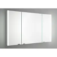Muebles Ally spiegelkast met verlichting zijkant 103x65cm wit