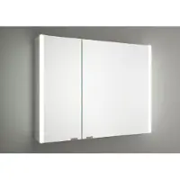 Muebles Ally spiegelkast met verlichting zijkant 83x65cm wit