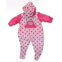Johntoy Baby Rose Babypoppenkleren Stippen 40-45 Cm