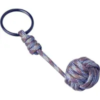 Munkees Sleutelhanger Paracord Brown Camo Bruin 8,5 Cm
