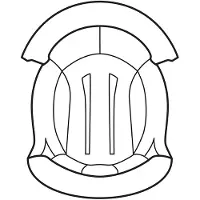Shark D Skwal Cap Lining Binnenvoering