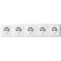 Busch-Jaeger Inbouw Wandcontactdoos Set5