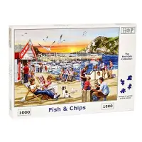 The House of Puzzles Fish and Chips Puzzel 1000 stukjes