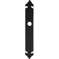 GPF bouwbeslag GPF Langschild 291x41x4mm WC72/8 smeedijzer