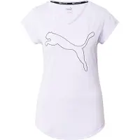 Puma Train Favorite Heather Cat Tee - Sportshirt Dames - Maat M - Wit