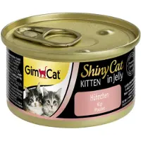 GimCat 24x ShinyCat Kitten in Jelly Kip 70 gr