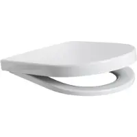 Plieger Kansas toiletzitting met softclose en quick release mat wit