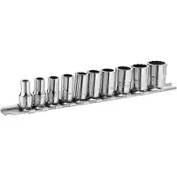 Facom 1/4" doppenset op rail - inch maten - RB.40AU
