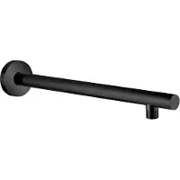 Plieger Napoli ronde douchearm voor wandmontage 35cm mat zwart