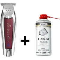 Wahl Cordless Detailer Li Trimmer T-Wide + Blade Ice 400 Ml