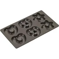 Lurch - Flexiform - Bakvorm voor 6 peperkoeken - Silicone - 17x30cm