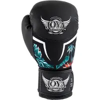 Joya Tropical Dames Bokshandschoenen Zwart - Groen - 14 oz.