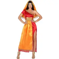 Atosa Hindu Costume Oranje XL Kinderen