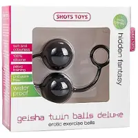 Shots Geisha Twin Balls Deluxe - Zwart