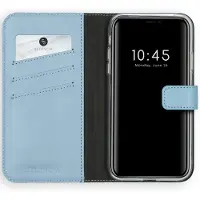 Selencia Echt Leren Bookcase voor de Apple iPhone 11 - Air Blue