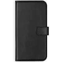 Selencia Echt Leren Bookcase voor de Samsung Galaxy A40 - Zwart