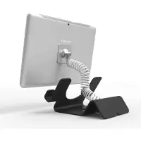 Compulocks Voet voor tablet - - Vergrendelbaar - Hoogwaardig aluminium - Zwart - 1 eenheid
