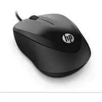 HP 1000 Muis Bedraad Zonder Bluetooth Zwart Geschikt voor linkshandigen