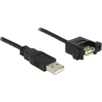 DeLOCK USB2.0-Kabel A-A: 25cm,zum einseitig Einbau