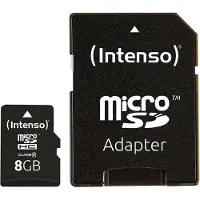 Intenso Class 10 - Flashgeheugenkaart (Adapter voor microSDHC naar SD inbegrepen)