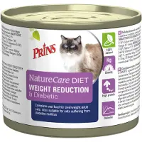 Prins Naturecare Diet Kattenvoer Nat Weight Reduction & Diabetic 200 Gr