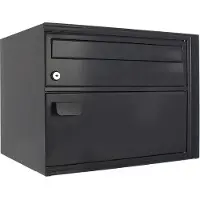 Rottner Pakketbrievenbus Enzian Zwart grijs