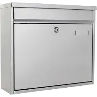 Rottner brievenbus hoogbouw II zilver