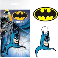 Marvel Batman comics sleutelhanger - 7 cm groot - Gemaakt van rubber