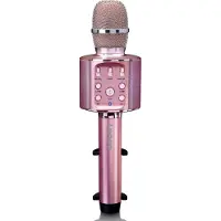 Lenco BMC-090PI Bluetooth luidspreker AUX, Incl. houder Roze