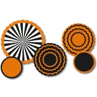 Amscan hangdecoratie Halloween 20 40 cm papier 5 delig