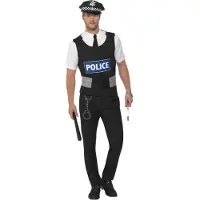 Smiffys Dressing Up & Costumes | Costumes - Police - Policeman Instant Kit